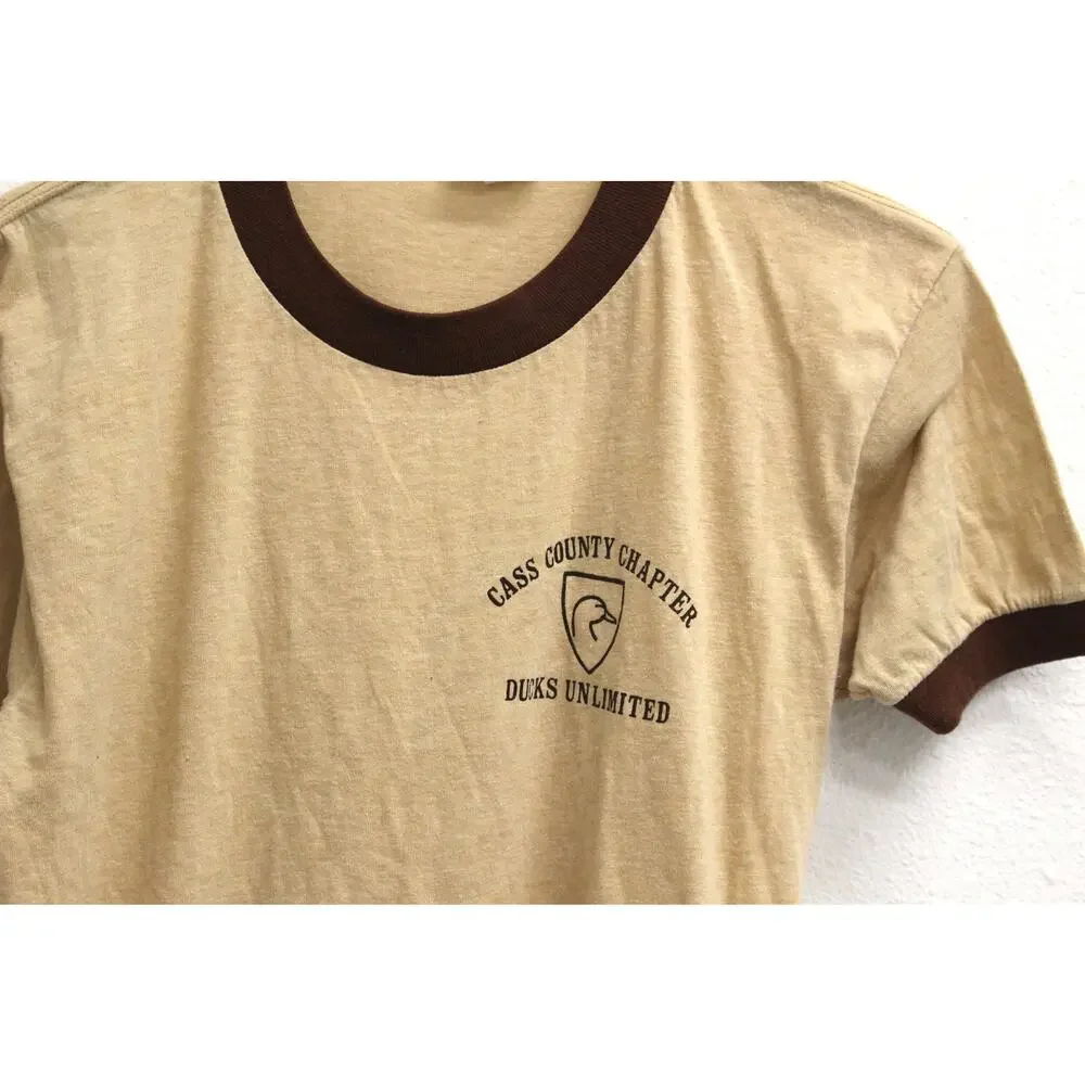 Vintage Ducks Unlimited Cass County Illinois T Shirt Large - Picture 2 of 7
